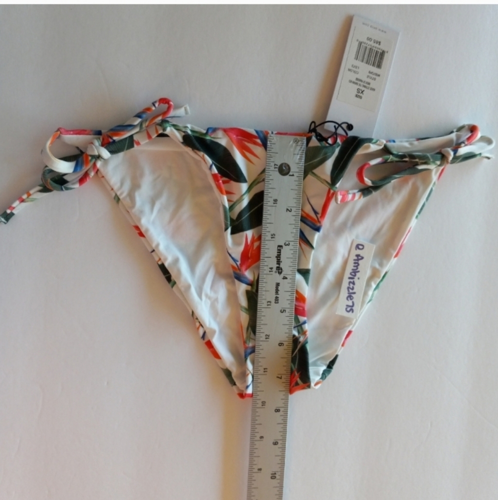 Onia Kate Birds Of Paradise String Tie Bikini Bottoms - Picture 5 of 9